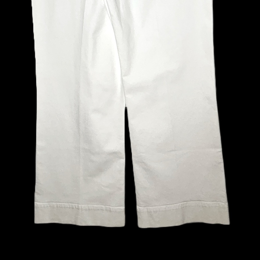NWT J. Crew Wide-Leg Denim Trouser in White, High Rise, Wide Cuffs Sizes 30 & 32 - Picture 11 of 13